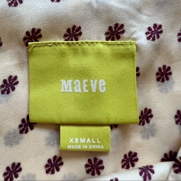 Anthropologie Maeve Tank Top Buteh Borders Paisley Ruffle Tiered Sz XS - Picture 4 of 7